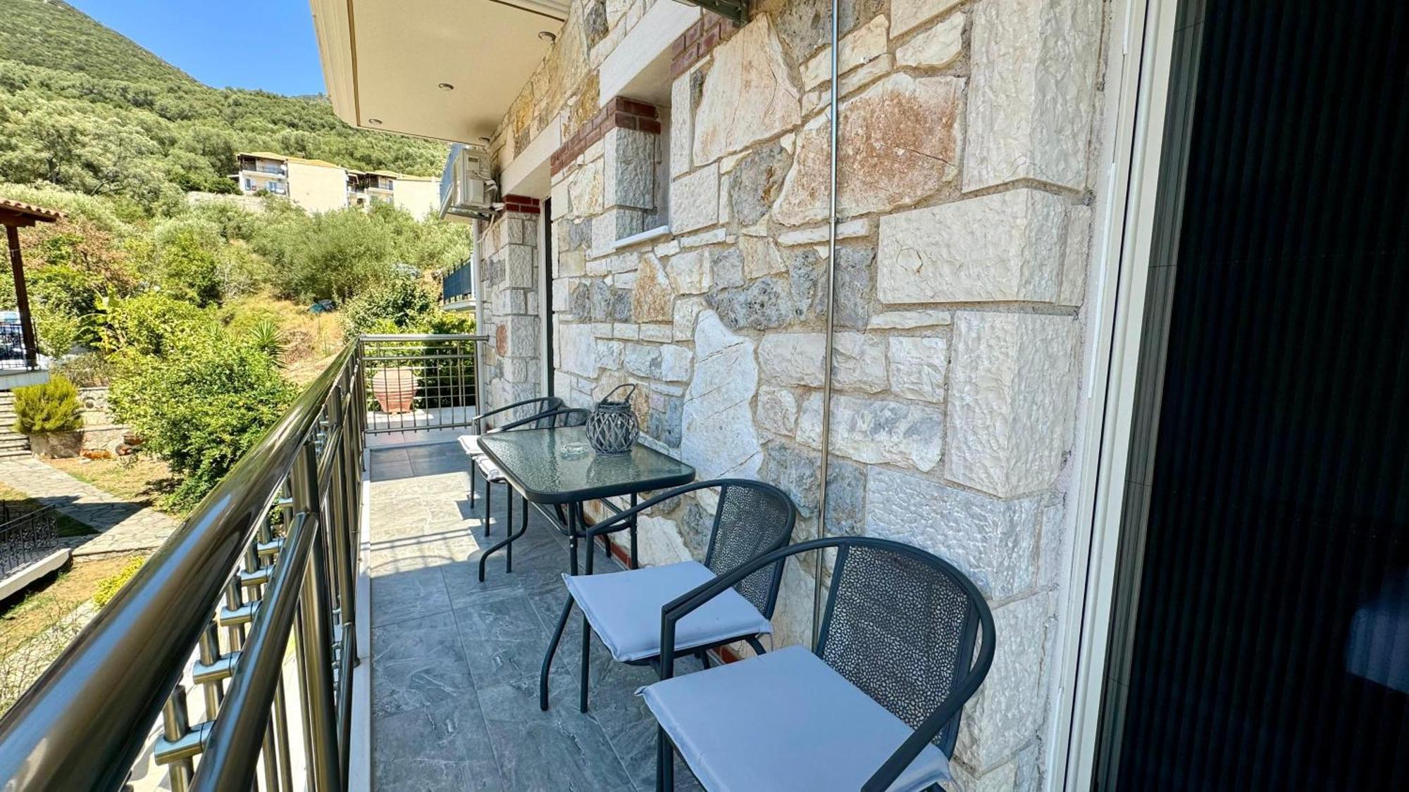 Tresor Apartments Parga Bagian luar foto